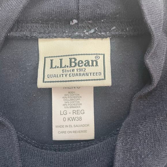 L.L. Bean lot of 2 Men’s Long Sleeve Shirt Green Black Size Large - Picture 5 of 12